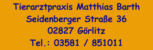 Tieraztpraxis Barth